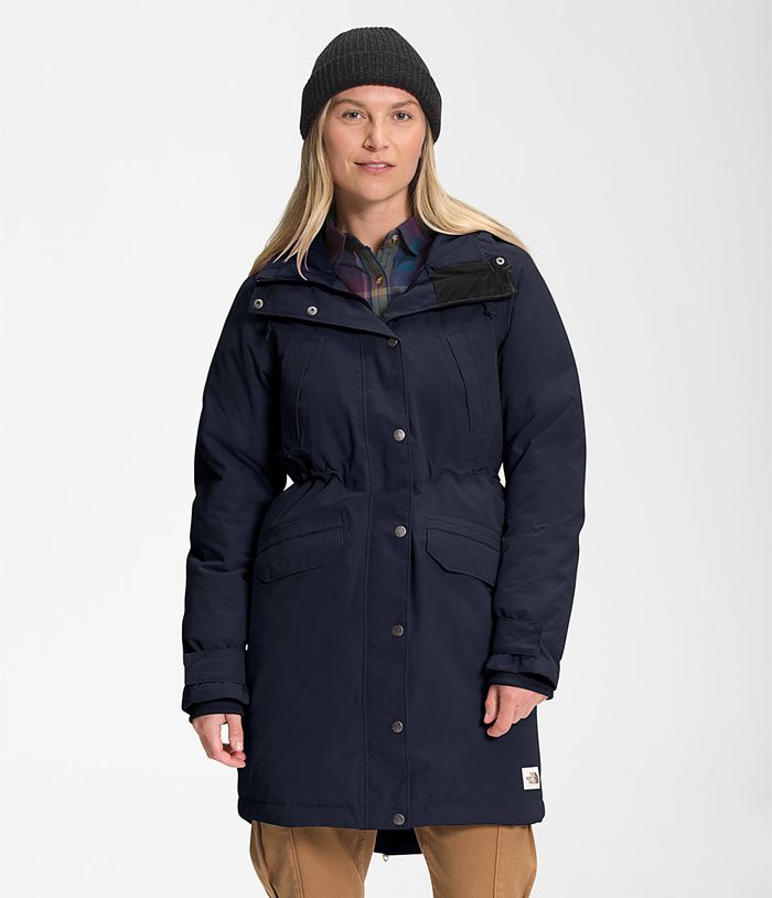 Parka The North Face Mujer Nieve Down - Colombia BYCLOG614 - Azul Marino